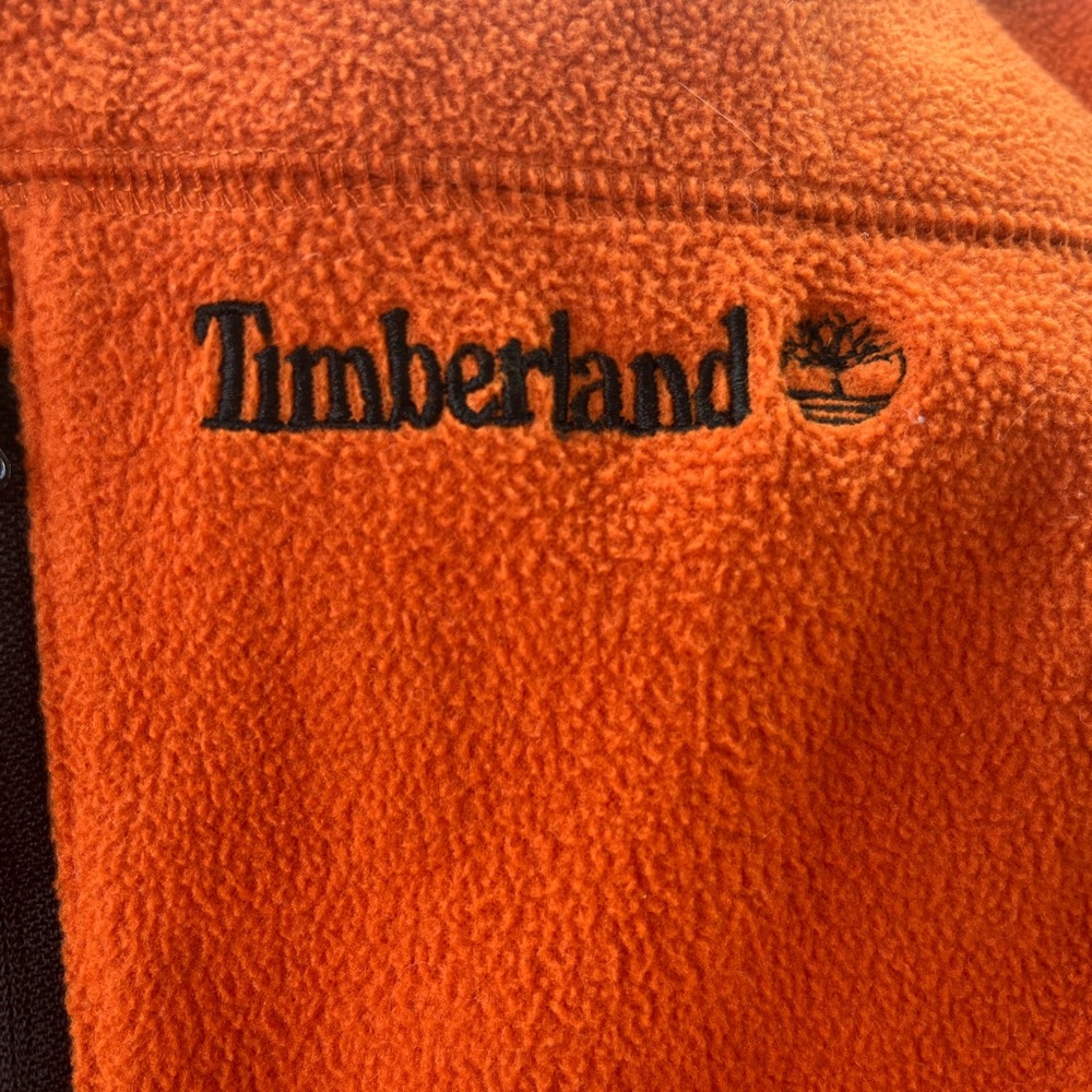 Timberland Orange Fleece Jacket